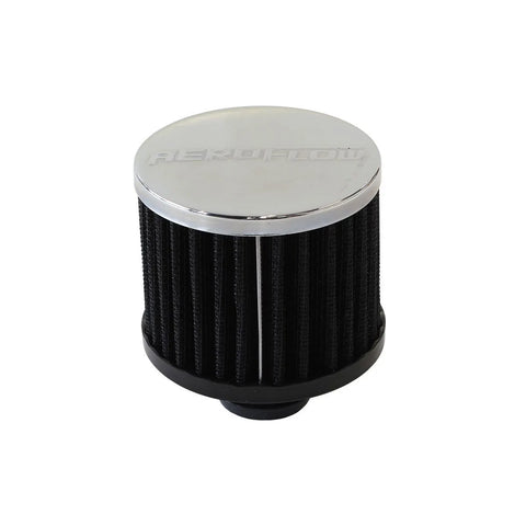 Aeroflow 1 3/8" Universal Clamp-On Filter 3" O.D, 2 1/2"High - Chrome