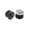 Aeroflow Clamp-On Filter - Chrome - 2" OD, 1.5" High