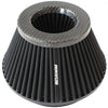 Aeroflow Tapered Clamp-On Filter - Carbon - 6", 7.6/4.7" OD, 4" High