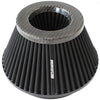 Aeroflow Tapered Clamp-On Filter - Carbon - 5.25-6AN OD, 5" High