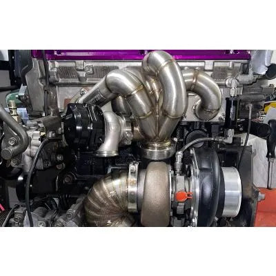 Aeroflow AF30-1006 Oil Feed Line Kit (4G63 Turbo)