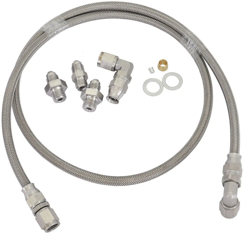 Aeroflow AF30-1010 Universal -4AN Turbo Oil Line K | Kren Offroad NZ