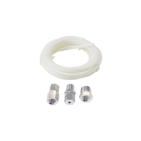 Aeroflow 1/8" Nylon Tubing w/Silver Fittings - 3.6m long