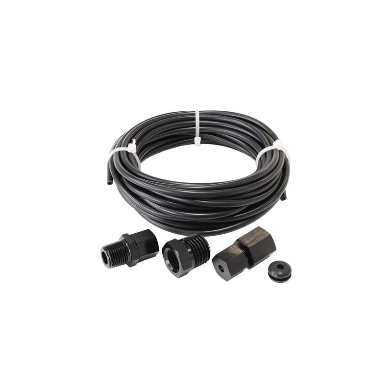 Aeroflow AF30-3000BLK 1/8" Nylon Tubing w/Black Fittings