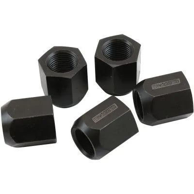 Aeroflow AF3013-2000 Acorn Short Open Black Wheel Nuts -