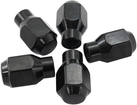 Aeroflow Conical ET Style Closed Black Wheel Nuts - M12 x 1.50mm