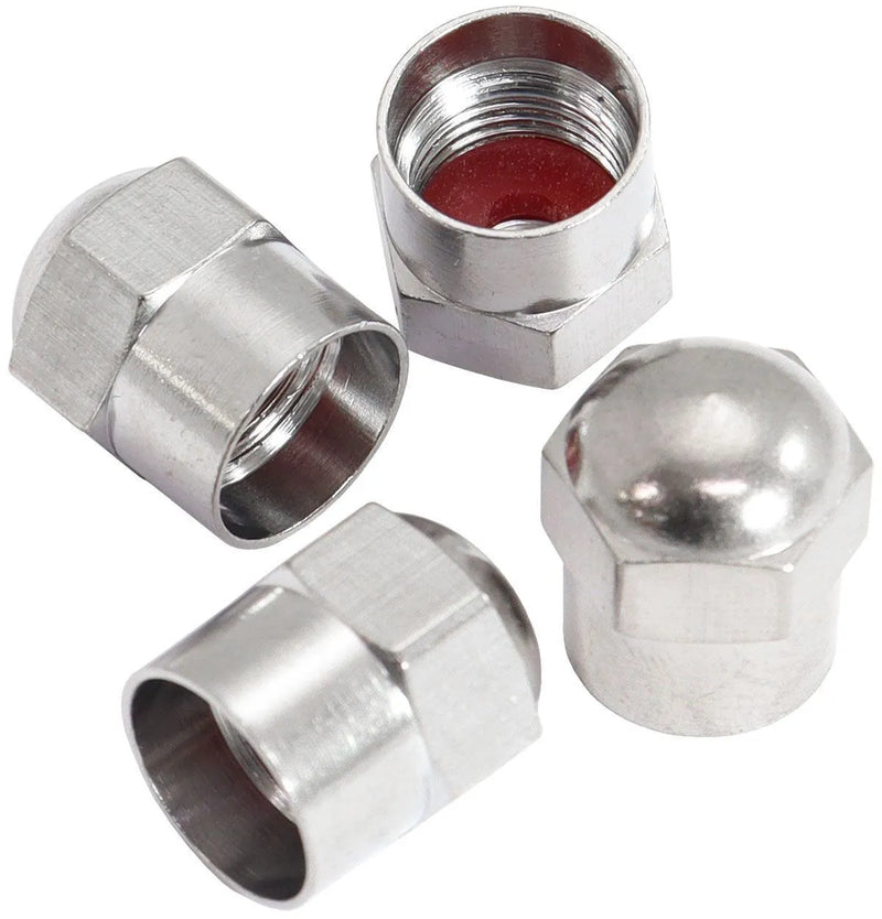 Aeroflow AF3060-0018 Replacement Valve Caps - Chro | Kren Offroad NZ