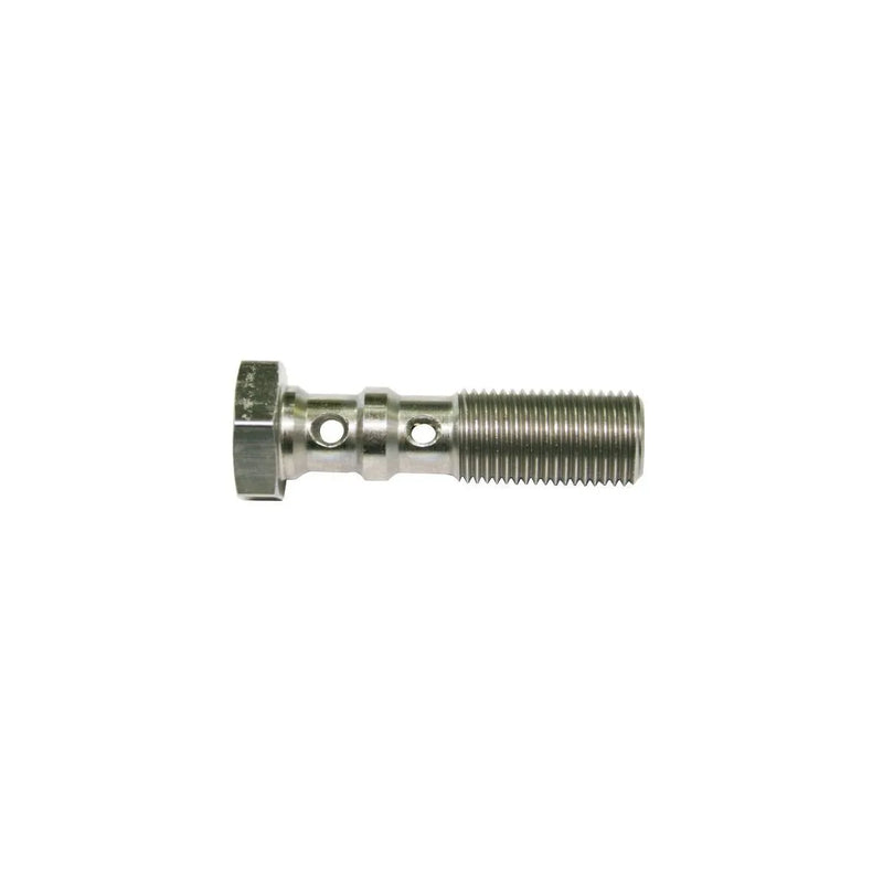Aeroflow Stainless Steel Double Banjo Bolt 7/16-24 - 38.5mm long
