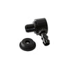 Aeroflow Billet Brake Booster Valve - 21mm / 13/16" Hole To 3/8 Barb - Black