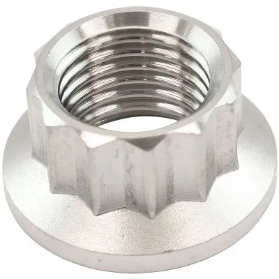Aeroflow AF3517-0010 7/16" Titanium 12 Point Nut