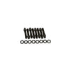 Aeroflow 2.5" Blower Stud and Nuts Kit - Black