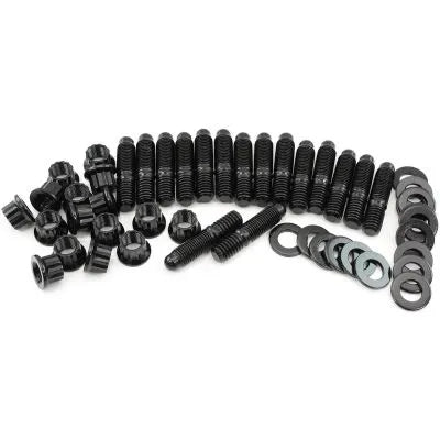 Aeroflow AF37-1033 Header Stud Kit 3/8" OAL 1.670" Black