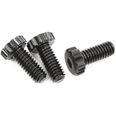 Aeroflow Camshaft Bolt Kit Black Finish - 3 Pack (Small & Big Block Chevy) — fits Chevrolet Camaro Gen 1
