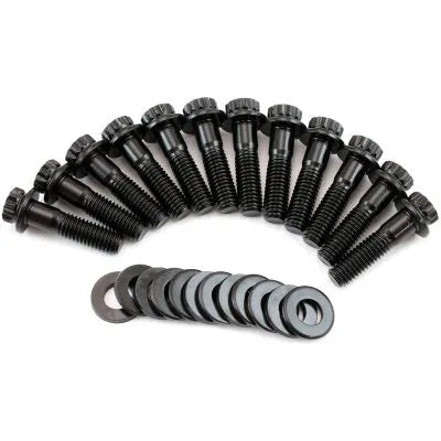 Aeroflow AF37-1221 Intake Valley Plate Bolts Black Finish