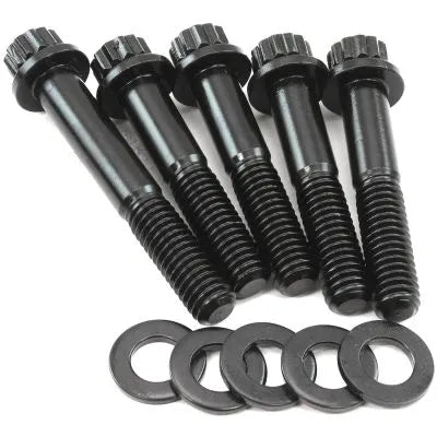 Aeroflow Long Water Pump Bolt Kit - Black Finish (Small & Big Block Chevy) — fits Chevrolet Camaro Gen 1
