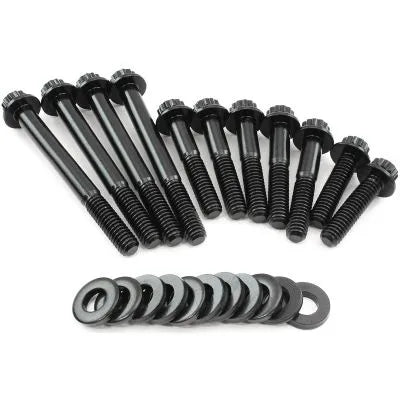 Aeroflow AF37-1603 Water Pump Bolt Kit - Black Finish