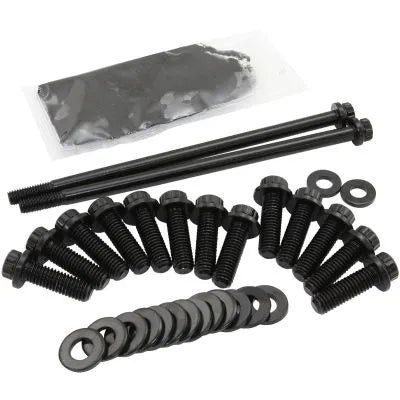 Aeroflow Oil Pan Bolt Kit - Black Finish (GM LS Series) — fits Chevrolet Camaro Gen 4