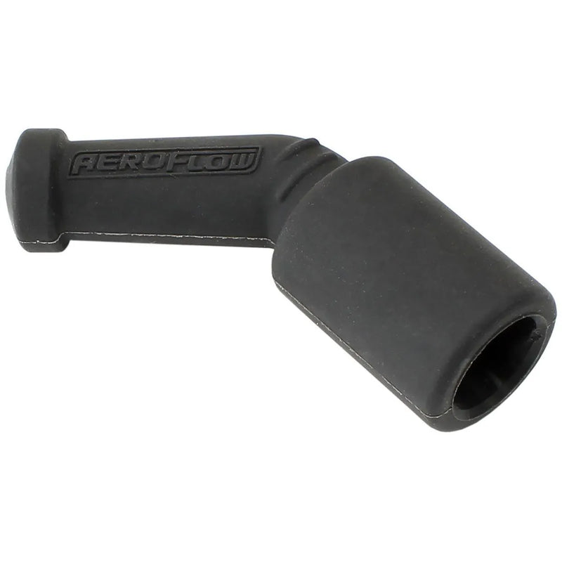 Aeroflow AF4030-34575 45 Deg Silicone Coil Boots - Black,