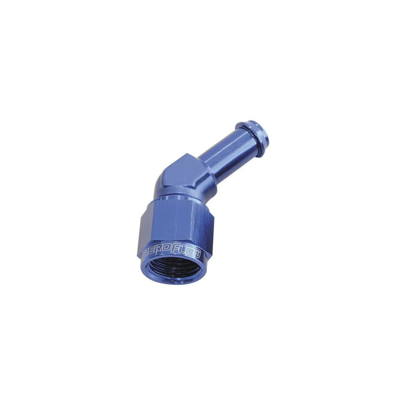 Aeroflow AF412-06X 3/8" to -6AN 45 Deg Hose Barb