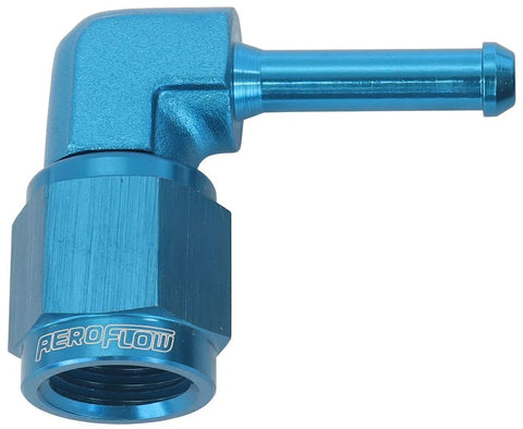 Aeroflow AF413-04-XPX 90° Hose Barb 3/16" to -4AN | Kren Offroad NZ