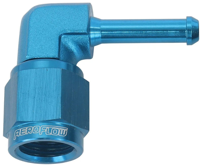 Aeroflow AF413-04-XPX 90° Hose Barb 3/16" to -4AN | Kren Offroad NZ