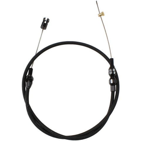 Aeroflow Stainless Steel Throttle Cable - 36" Long - Black