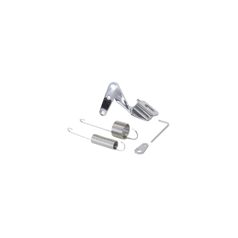Aeroflow Throttle Cable Bracket Kit w/Return Spring - Chrome