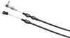 Aeroflow Heavy Duty Universal Throttle Cable - Black Cover w/ Black Cable Ends 48" Long