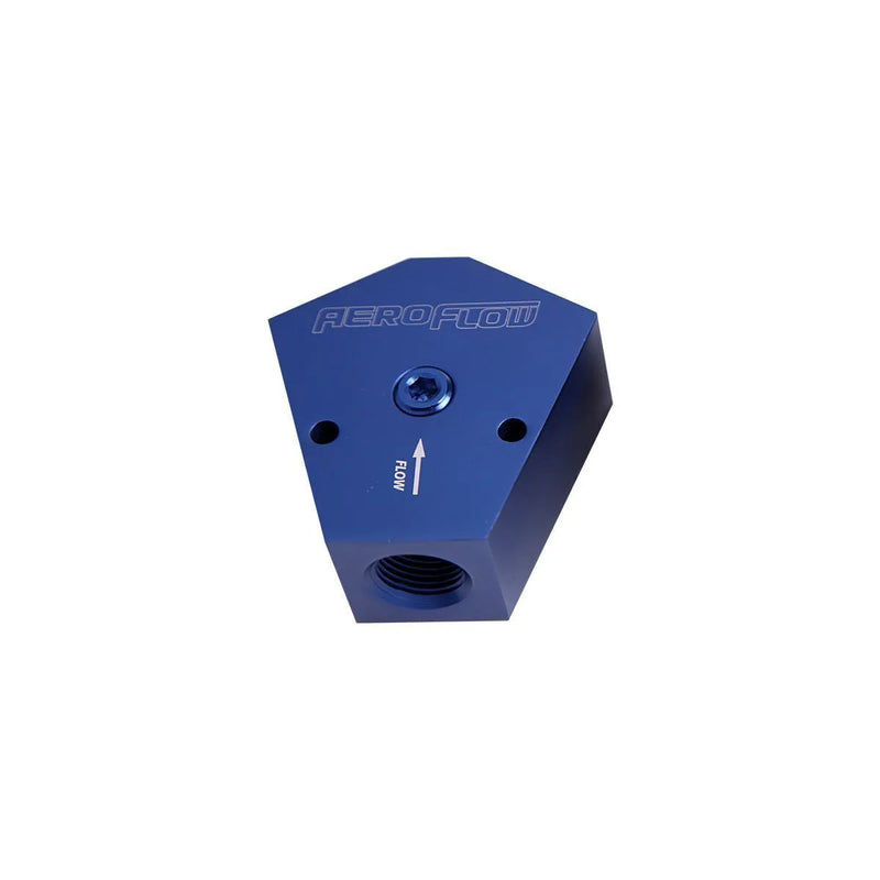 Aeroflow AF451-12X Billet Y-Block 3/4"- 3/4" In - Out