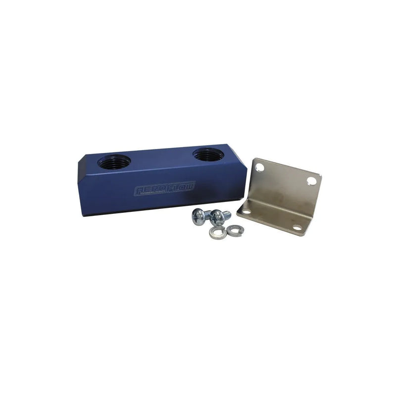 Aeroflow AF452-10X Billet Log Type Fuel Block -10ORB