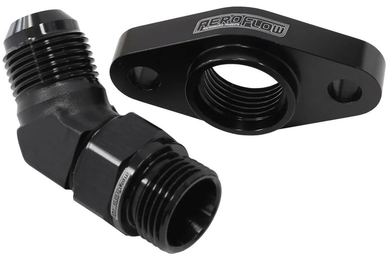 Aeroflow Turbo Drain Adapter 45° -10AN Fitting