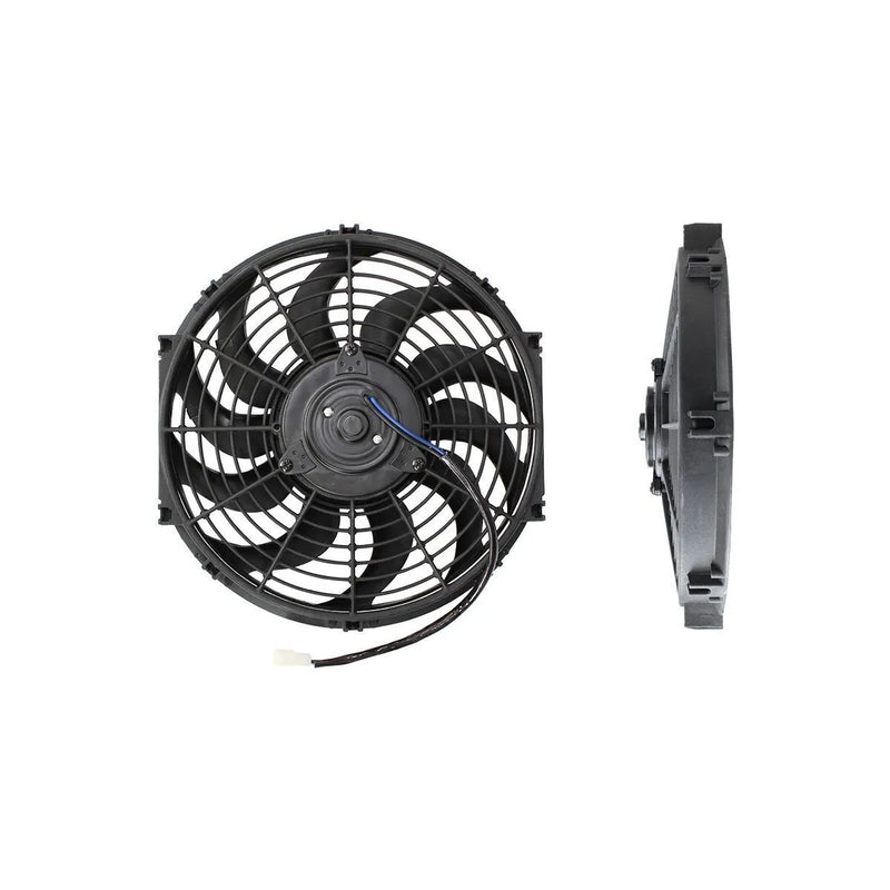 Aeroflow AF49-1001 12" Curved Blade Electric Thermo Fan -