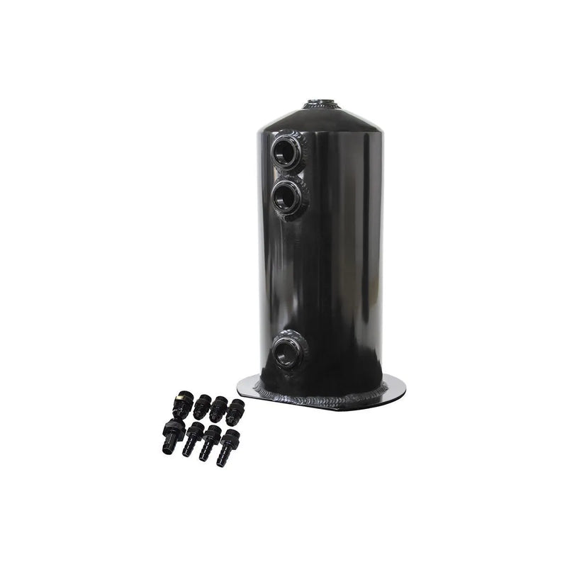Aeroflow AF49-1016BLK Spun Alloy Surge Tank - Black - 2.5