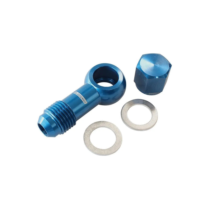 Aeroflow AF49-1034X 90 Deg Fuel Pump Banjo Kit -6AN
