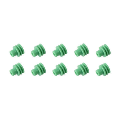 Aeroflow AF49-8541 Weatherpack Wire Seal - Green - 10 Pack