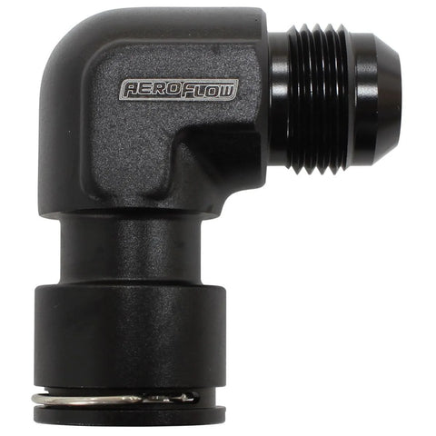 Aeroflow AF50-1010 90 Deg to -10AN Clip-On Female Water