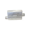 Aeroflow Stainless Steel Offset/Center Muffler - L 13" x W 10" x H 4.25", 3"