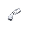Aeroflow Cutter Swivel 45 Deg Alloy Hose End -6AN