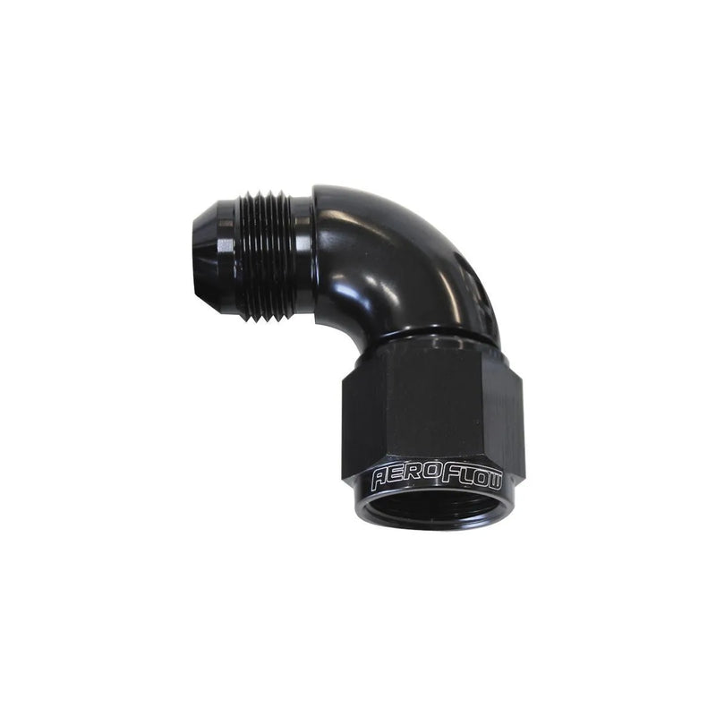 Aeroflow AF543-10X 90 Deg Full Flow Female/Male Flare