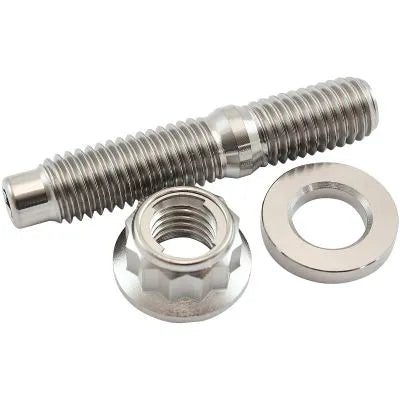 Aeroflow AF55-2014 M10 x 1.50mm Titanium Stud 12 Point