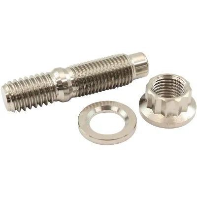 Aeroflow AF55-3004 3/8" Titanium Stud Nut and Washer Kit