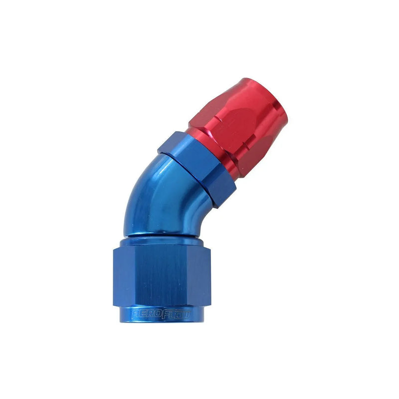 Aeroflow AF552-08-06X 45 Deg Stepped 8 Hose to 6AN