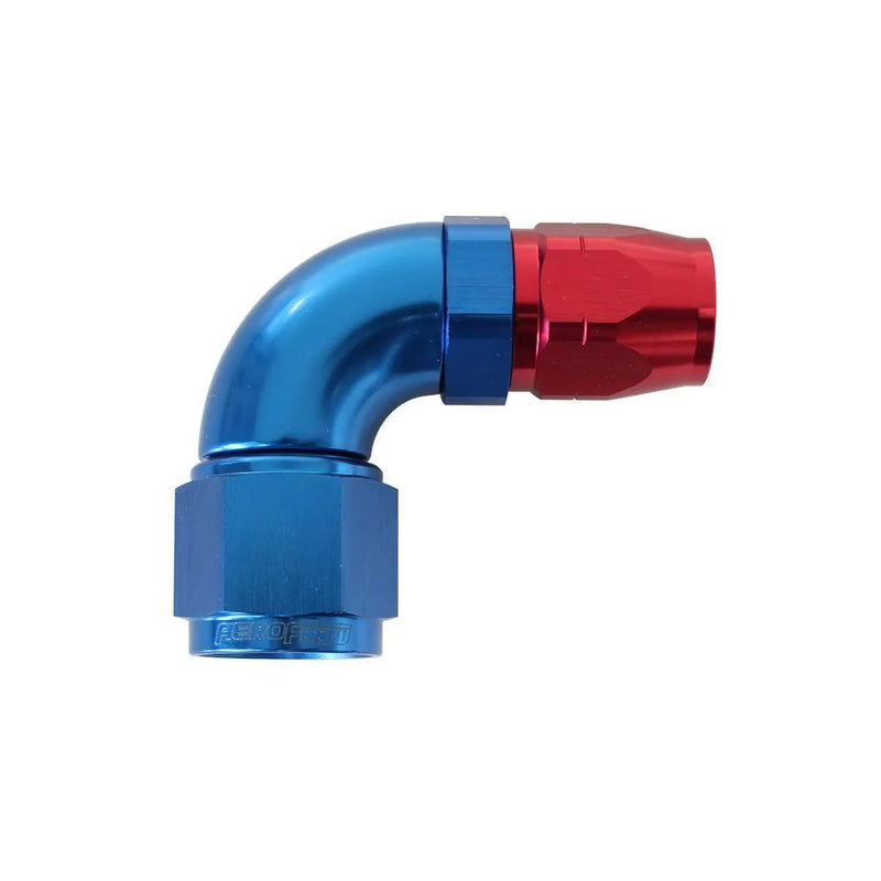 Aeroflow AF553-08-10X 90 Deg Stepped 8 Hose to 10AN