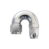 Aeroflow 180 Deg Stepped 12 Hose to 16AN Reducer - Silver