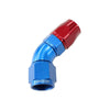 Aeroflow 45 Deg -4AN Full Flow Teflon Hose End