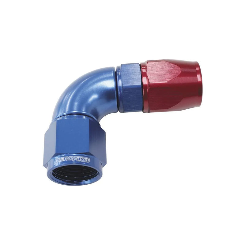 Aeroflow AF573-12DX 90 Deg -12AN Full Flow Teflon Hose End