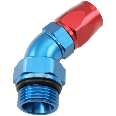 Aeroflow AF582-10-12D-XPX ORB Taper Swivel 45° Hose End
