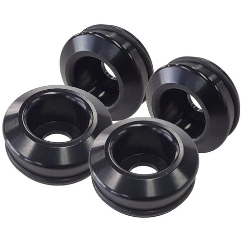 Aeroflow 4 x Fuel Injector Inserts - Black Anodised (S14 S15) (image 2)