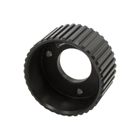 Aeroflow Short Crank Gilmer Pulley - Black Anodised (SB/BB Chev)