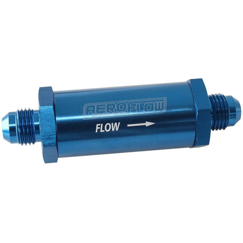 Aeroflow AF607-06X -6AN Turbo Inline Oil Filter 30 Micron